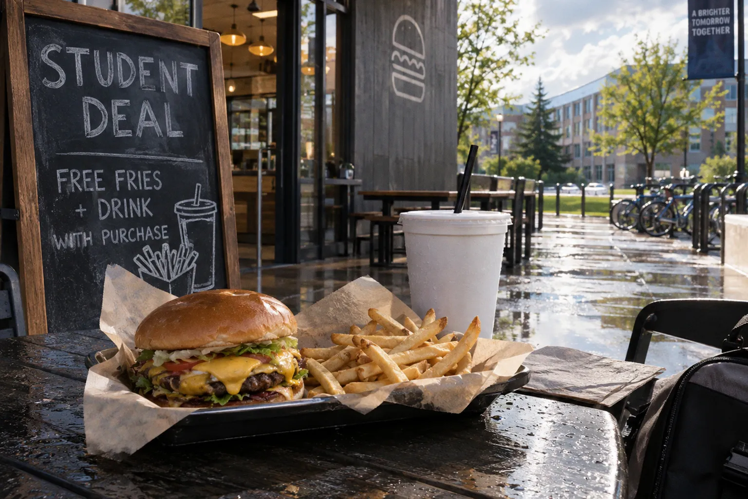Neuer Burger-Imbiss in Baton Rouge setzt auf gezielte Studenten-Rabatte