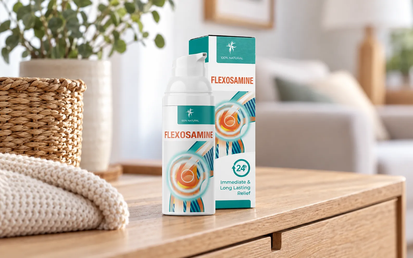 Flexosamine — Verpackung im Alltag