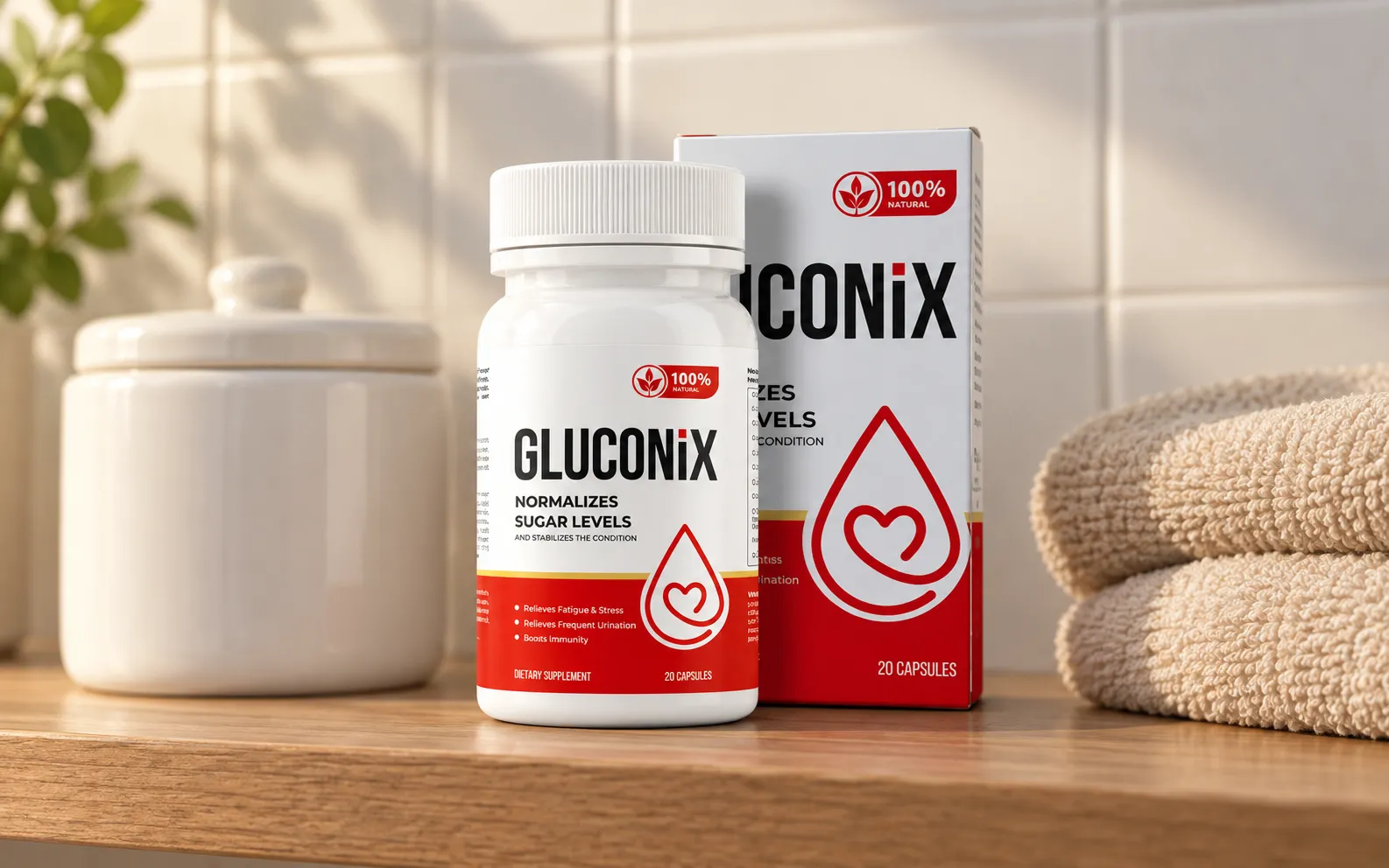 Gluconix — Verpackung im Alltag